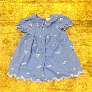 Cat & Jack Toddler Girl Chambray Floral Dress 2T